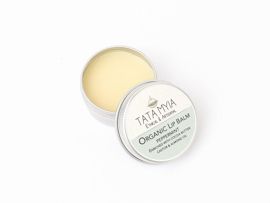 Organic peppermint lip balm tatamyia