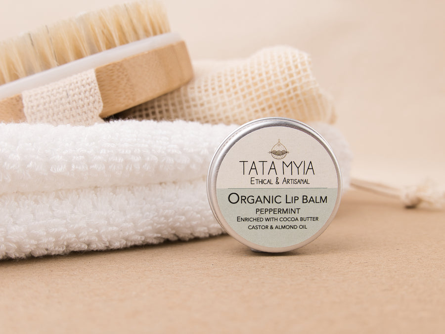 Organic peppermint lip balm tatamyia