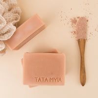 organic pink clay soap tatamyia