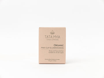 Organic pink clay soap tatamyia