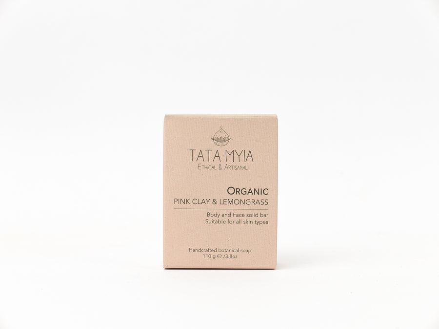 Organic pink clay soap tatamyia